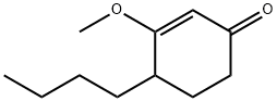 2-Cyclohexen-1-one, 4-butyl-3-methoxy- Struktur