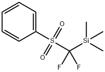 [difluoro(phenylsulfonyl)Methyl]triMethyl-Silane Struktur