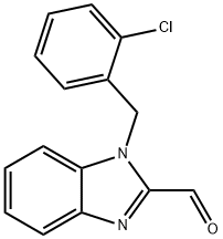 1-(2-CHLOROBENZYL)-1H-BENZIMIDAZOLE-2-CARBALDEHYDE Struktur