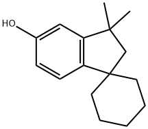 2',3'-dihydro-3',3'-dimethylspiro[cyclohexane-1,1'-[1H]indene]-5'-ol Struktur