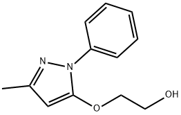 2-[(3-Methyl-1-phenyl-1H-pyrazol-5-yl)oxy]ethanol Struktur