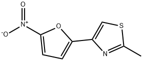 2-METHYL-4-(5-NITRO-2-FURYL)THIAZOLE Struktur