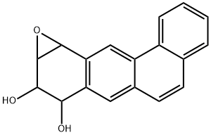 8,9-dihydro-8,9-dihydroxybenzanthracene 10,11-oxide Struktur