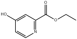 4-Hydroxy-2-pyridinecarboxylic acid ethyl ester Struktur