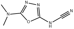 Cyanamide, [5-(dimethylamino)-1,3,4-oxadiazol-2-yl]- (9CI) Struktur