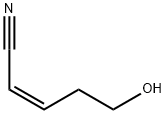 (Z)-5-Hydroxy-2-pentenenitrile Struktur