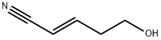 (E)-5-Hydroxy-2-pentenenitrile Struktur