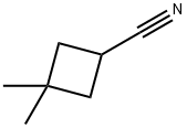 3,3-Dimethylcyclobutanecarbonitrile Struktur