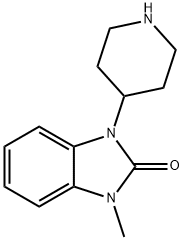 4-(2-KETO-3-METHYL-1-BENZIMIDAZOLINYL)PIPERIDINE Struktur