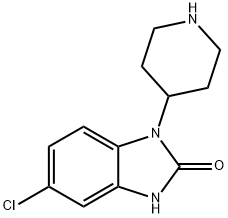 5-Chloro-1-(4-piperidyl)-2-benzimidazolinone Struktur