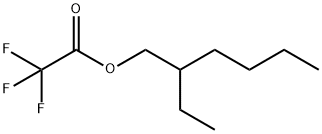 Acetic acid, 2,2,2-trifluoro-, 2-ethylhexyl ester Struktur