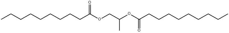 propylene didecanoate Struktur