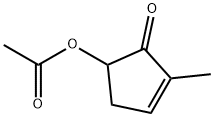 2-Cyclopenten-1-one, 5-(acetyloxy)-2-methyl- (9CI) Struktur