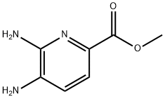 2-Pyridinecarboxylicacid,5,6-diamino-,methylester(9CI) Struktur