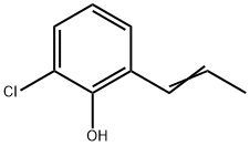 Phenol,  2-chloro-6-(1-propenyl)-  (9CI) Struktur