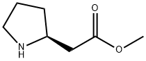 METHYL (2S)-PYRROLIDIN-2-YLACETATE Struktur