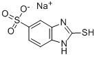 SODIUM 2-MERCAPTO-1H-BENZO[D]IMIDAZOLE-5-SULFONATE Struktur