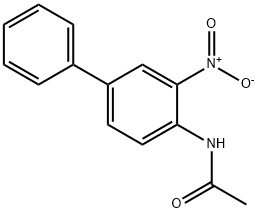 N-(3-nitrobiphenyl-4-yl)acetamide Struktur