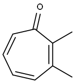 2,3-Dimethyl-2,4,6-cycloheptatrien-1-one Struktur