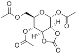 1,4,6-Tri-O-acetyl-a-D-mannopyranose 2,3-Carbonate Struktur