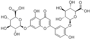 LUTEOLIN-7,3'-DI-O-DIGLUCURONIDE Struktur