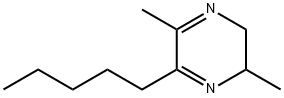 Pyrazine, 2,3-dihydro-2,5-dimethyl-6-pentyl- (9CI) Struktur