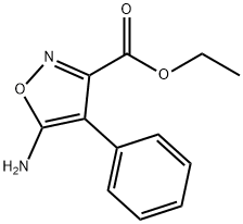 Ethyl 5-amino-4-phenylisoxazole-3-carboxylate Struktur