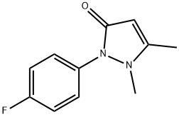 4-fluoroantipyrine Struktur