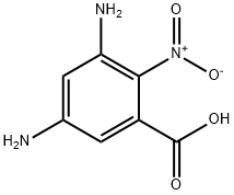 2-NITRO-3,5-DIAMINO-BENZOIC ACID Struktur