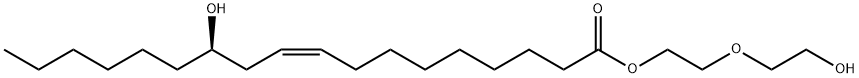 DIETHYLENEGLYCOL MONORICINOLEATE Struktur