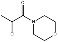 Morpholine, 4-(2-chloro-1-oxopropyl)- (9CI) Struktur