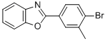 2-(4-BROMO-3-METHYL-PHENYL)-BENZOOXAZOLE Struktur