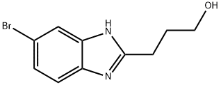 1H-BENZIMIDAZOLE-2-PROPANOL, 5-BROMO- Struktur