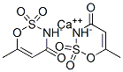 6-methyl-1,2,3-oxathiazin-4(3H)-one 2,2-dioxide, calcium salt Struktur