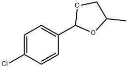 2-(4-chlorophenyl)-4-methyl-1,3-dioxolane Struktur