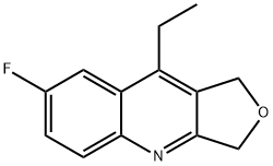 Furo[3,4-b]quinoline, 9-ethyl-7-fluoro-1,3-dihydro- (9CI) Struktur