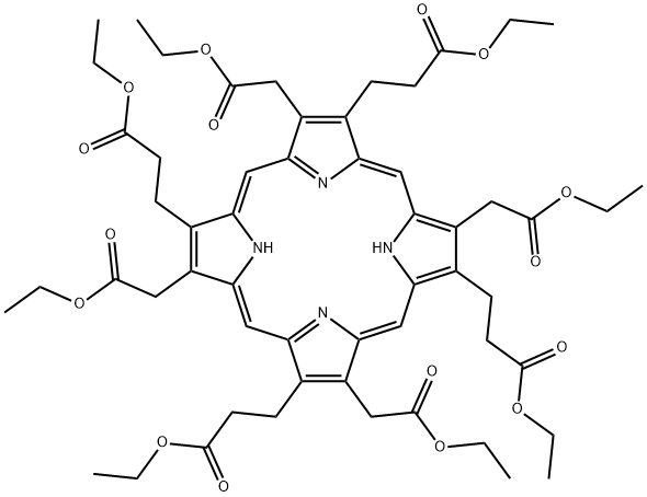 UROPORPHYRIN I ETHYL ESTER Struktur