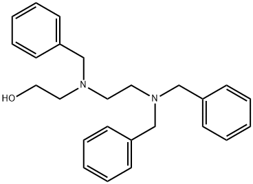 2-[[2-[Bis(phenylmethyl)amino]ethyl](phenylmethyl)amino]ethanol Struktur