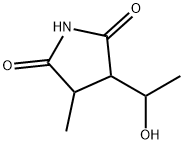 2,5-Pyrrolidinedione, 3-(1-hydroxyethyl)-4-methyl- (9CI) Struktur