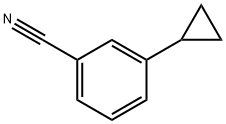 3-CYCLOPROPYLBENZONITRILE Struktur