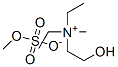 diethyl(2-hydroxyethyl)methylammonium methyl sulphate  Struktur