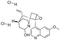 Apoquinine, hydroxyethyl-, dihydrochloride Struktur