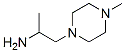 1-Piperazineethanamine,-alpha-,4-dimethyl-(9CI) Struktur