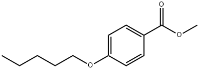 METHYL 4-N-PENTYLOXYBENZOATE Struktur