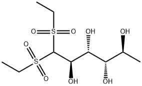 1,6-Dideoxy-1,1-bis(ethylsulfonyl)-L-Mannitol Struktur