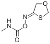 1,3-Oxathiolan-4-one, O-((methylamino)carbonyl)oxime, syn- Struktur