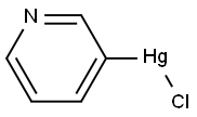 Chloro(3-pyridinyl)mercury(II) Struktur