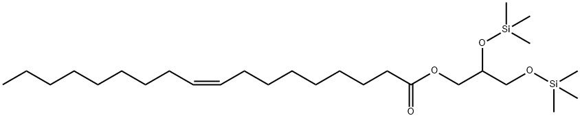 1-O-Oleoyl-2-O,3-O-bis(trimethylsilyl)glycerol Struktur