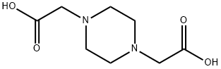 piperazine-1,4-diacetic acid Struktur