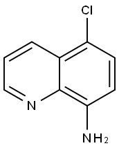 5-CHLOROQUINOLIN-8-AMINE Struktur